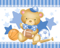 Little Boy Bear Wall Mural