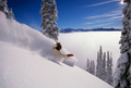 Snowboarding Above The Clouds Wall Mural