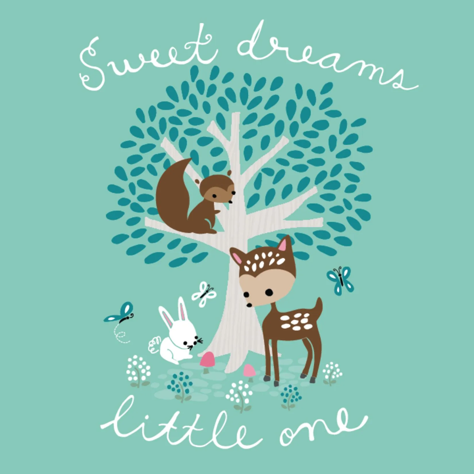 Sweet Dreams Little One Wall Mural