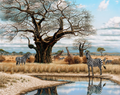 The Watering Hole Wall Mural