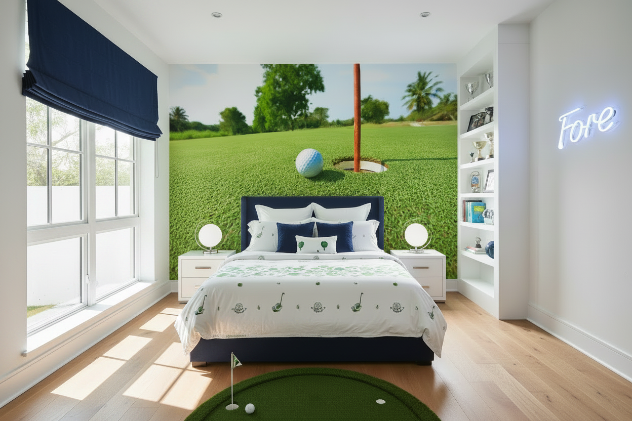 Golf Room - Full Floor-to-Ceiling Window