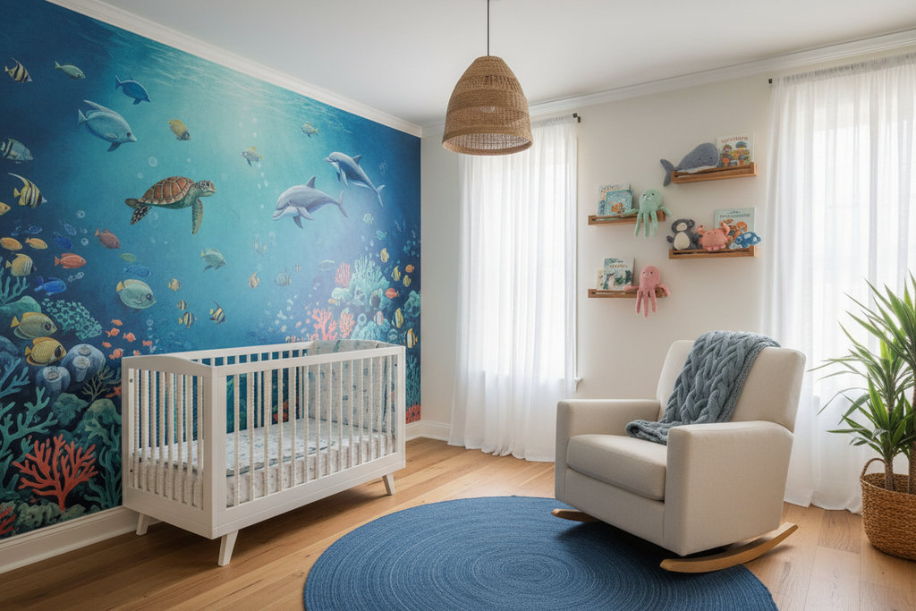 Secret Sealife Nursery Room Design